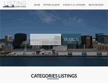 Tablet Screenshot of listingdirectoree.com